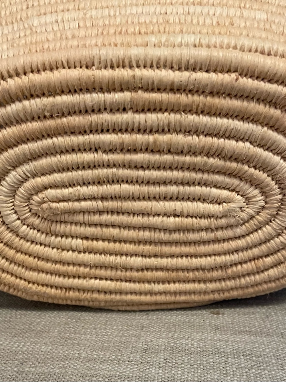 Celine Classic Panier Braided Triomphe in Raffia and Calfskin with dust bag - Picture 7 of 16